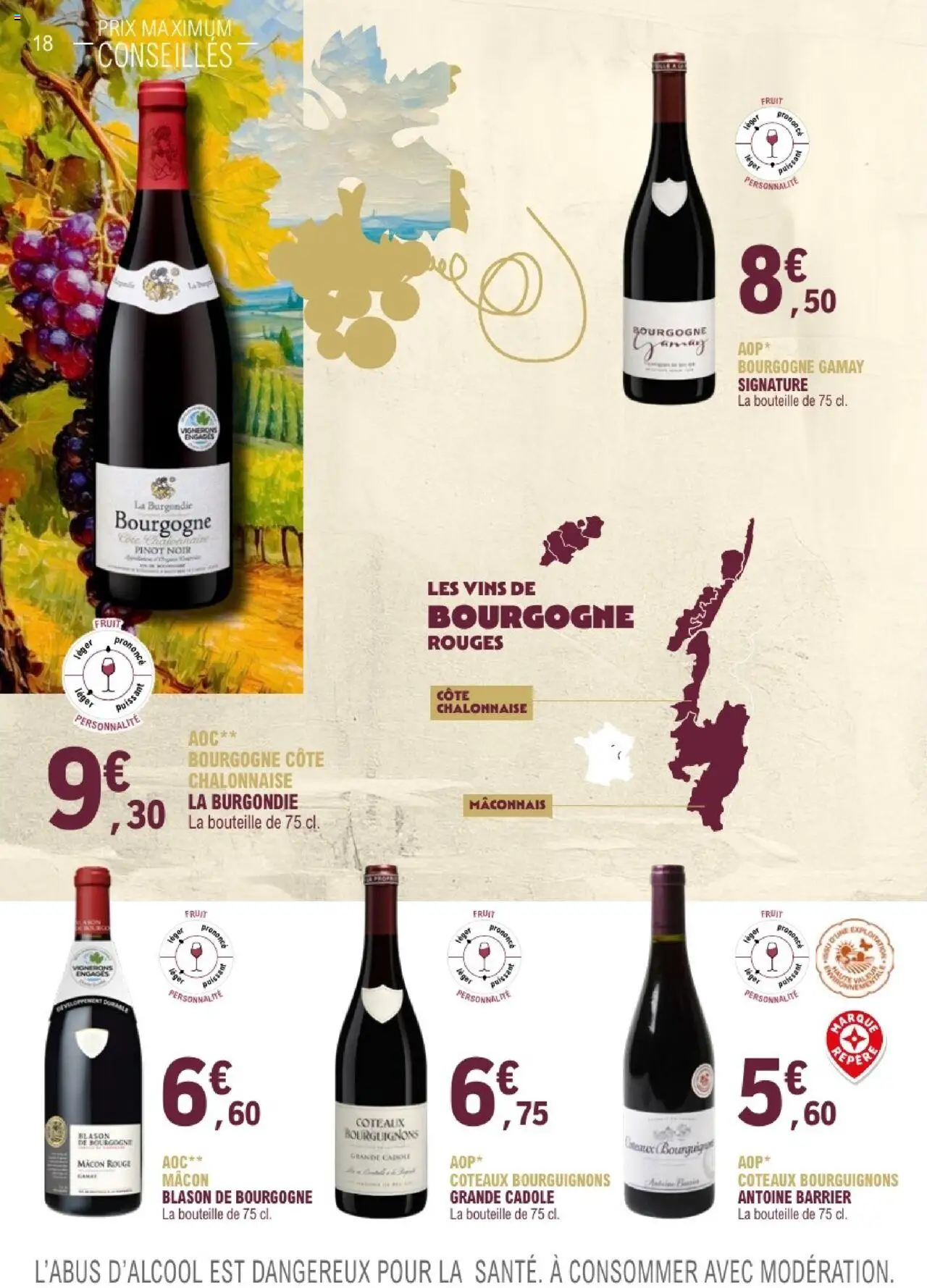 {H1} | Page: 18 | Produits: Pinot noir, Bourgogne, Bouteille