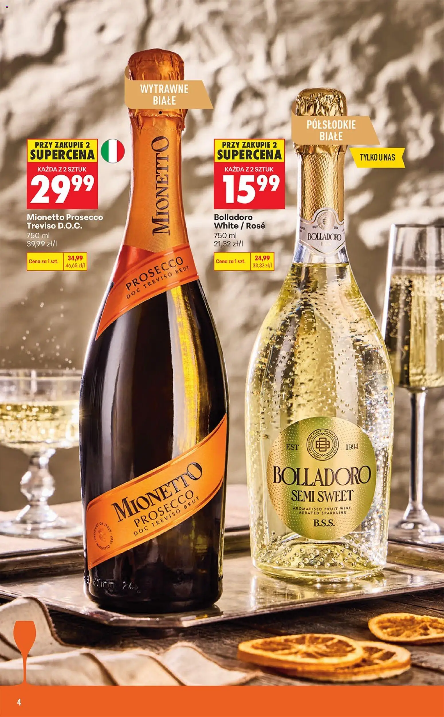 Biedronka Polsko leták - Czas na toast od 07.09.2026 | Strana: 4 | Produkty: Mionetto Prosecco, Prosecco, Mionetto, Prosecco DOC