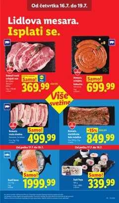 Lidl katalog - pregled Lidl kataloga - važi od 16.07.2026 | Strana: 23