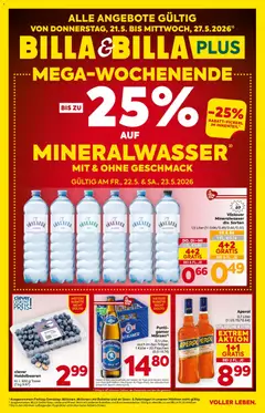 Billa Flugblatt - Steiermark ab 21.05.2026 gültig