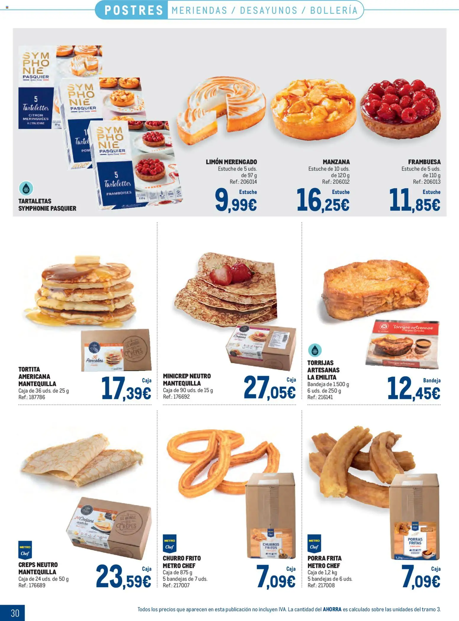 Makro Congelados Centro │ válido desde el 03/08/2026 | Página: 30 | Productos: Manzana, Συσκευή ροής, Bandeja, Caja