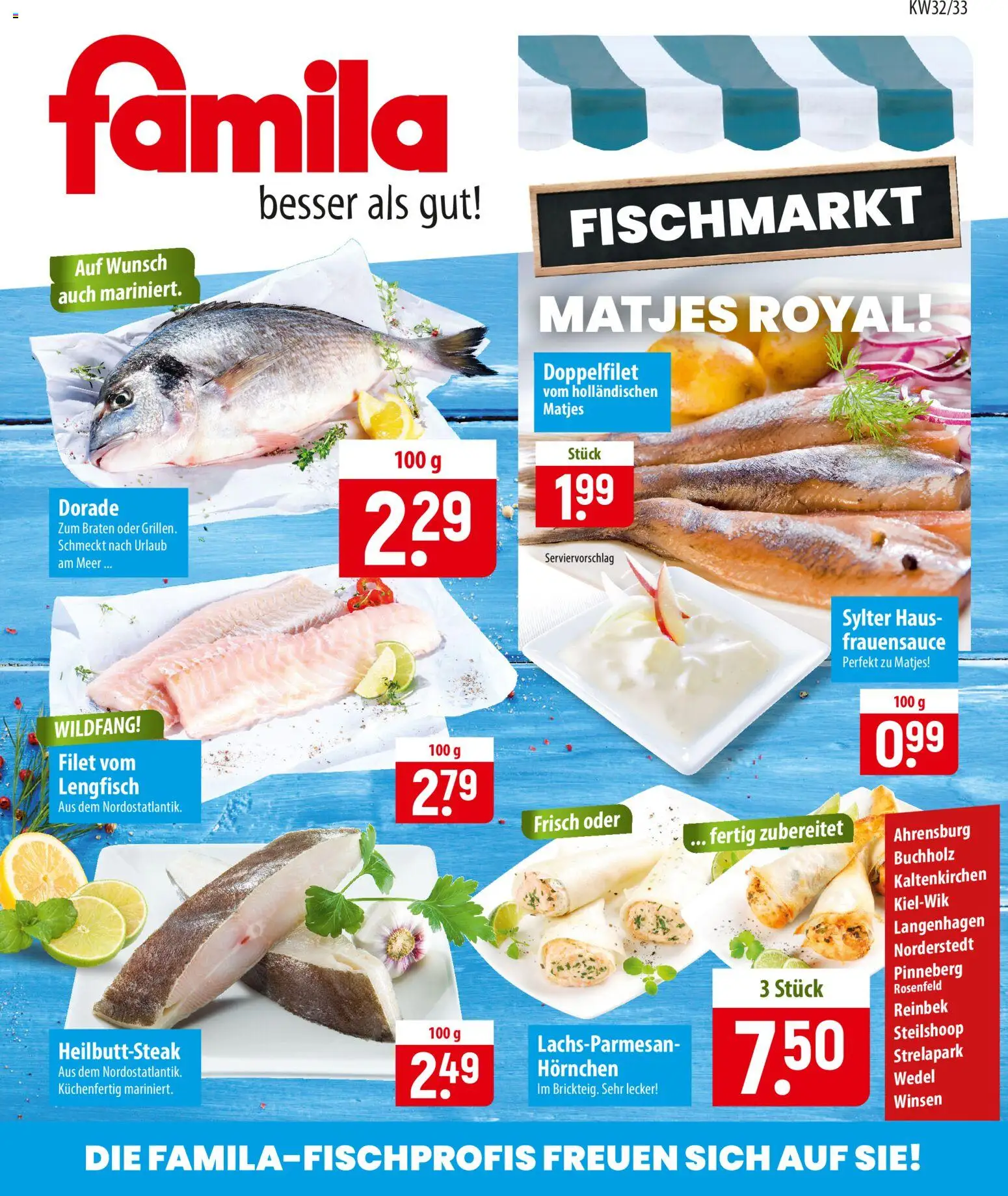 Famila Fischmarkt – gültig ab 03.08.2026 | Seite: 1 | Produkte: Dorade
