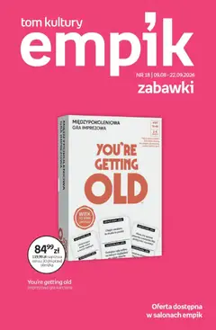 Pogląd oferty "Empik promocje - Tom kultury Zabawki" - ważna od 09.08.2026