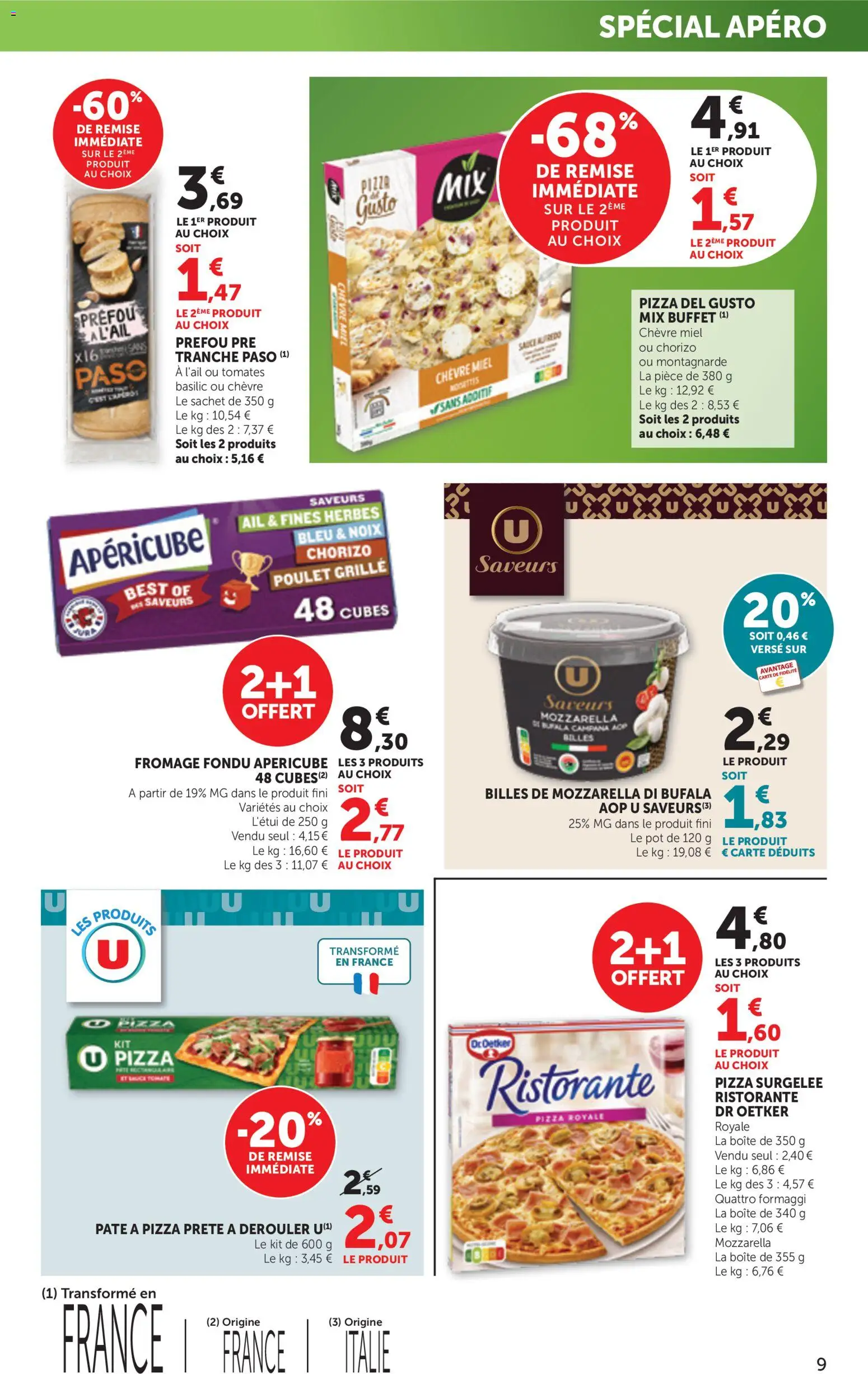 {H1} | Page: 9 | Produits: Noisettes, Ail, Buffet, Fromage