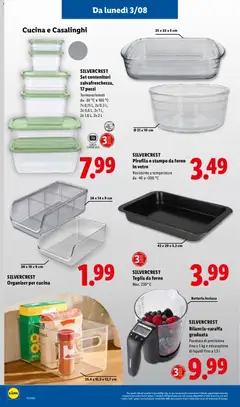 Anteprima del volantino SILVERCREST Teglia da forno, Max. 230° C valido a partire dal 30/07/2026 | Pagina: 34 | Prodotti: Teglia, Forno, Batteria