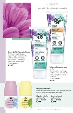 Pré-visualização Yves Rocher catálogo 10 válido de 30/07/2026 | Página: 56 | Produtos: Algodão, Hortelã, Desodorizante, Creme