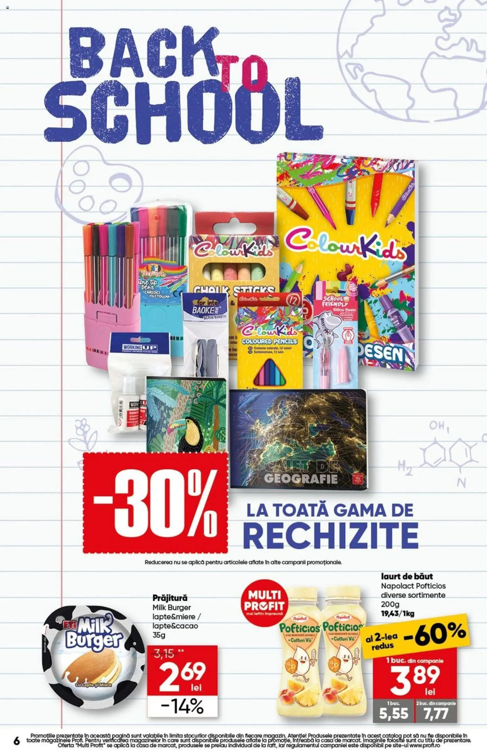 Noul catalog Profi – valabil de la 03.09.2026 | Pagină: 6 | Produse: Aplică, Prăjitură, Burger, Tip