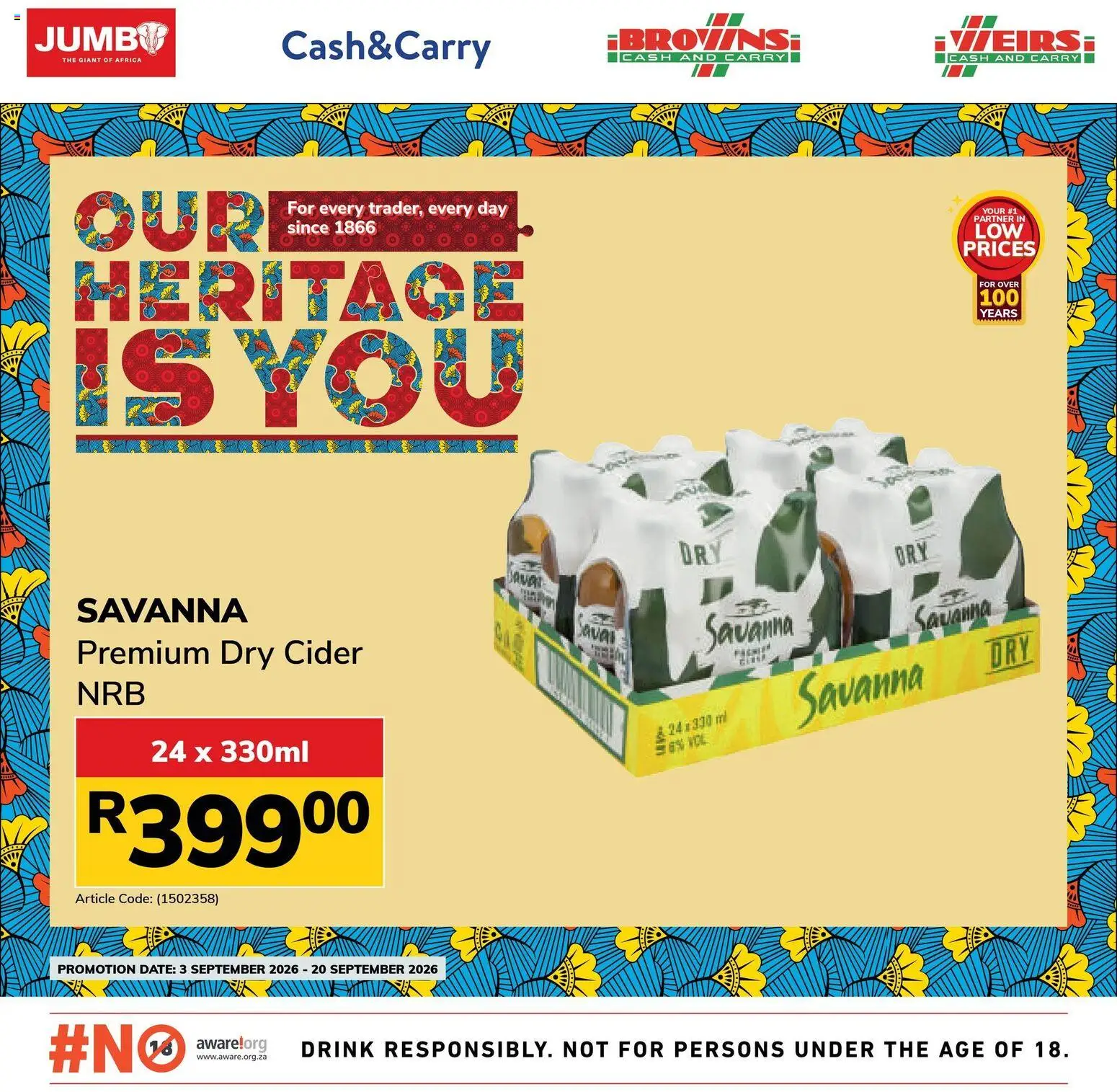 New Jumbo catalogue – valid from 03/09/2026 | Page: 3 | Products: Cider