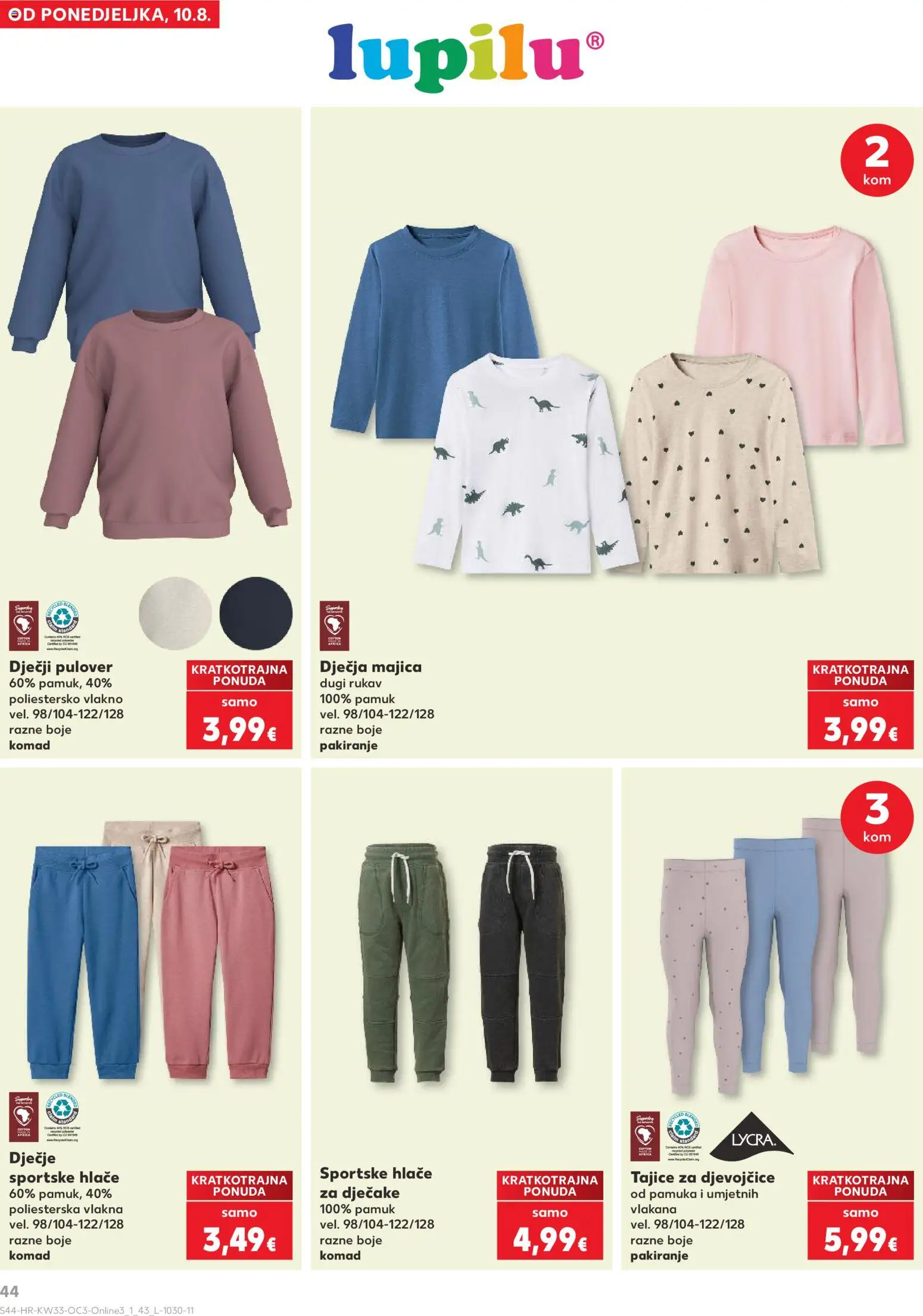 Kaufland katalog | vrijedi od 10.08.2026 | Stranica: 44