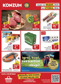 Konzum HR akciós újság - amely érvényes a következő dátumtól: 2026.06.24.