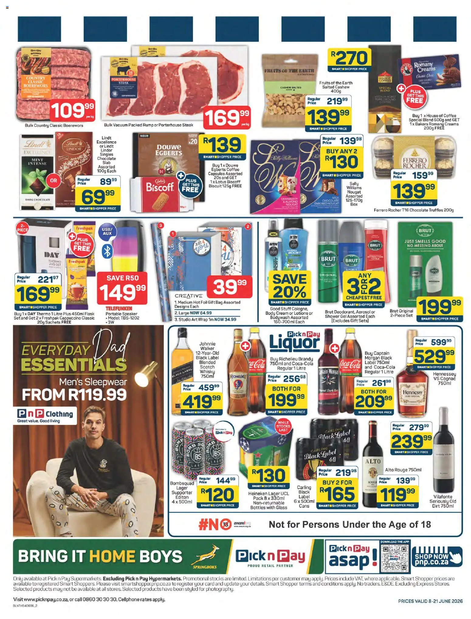 New Pick n Pay catalogue – valid from 08.06.2026 | Page: 2 | Products: Art, Flask, Cream, Shower gel