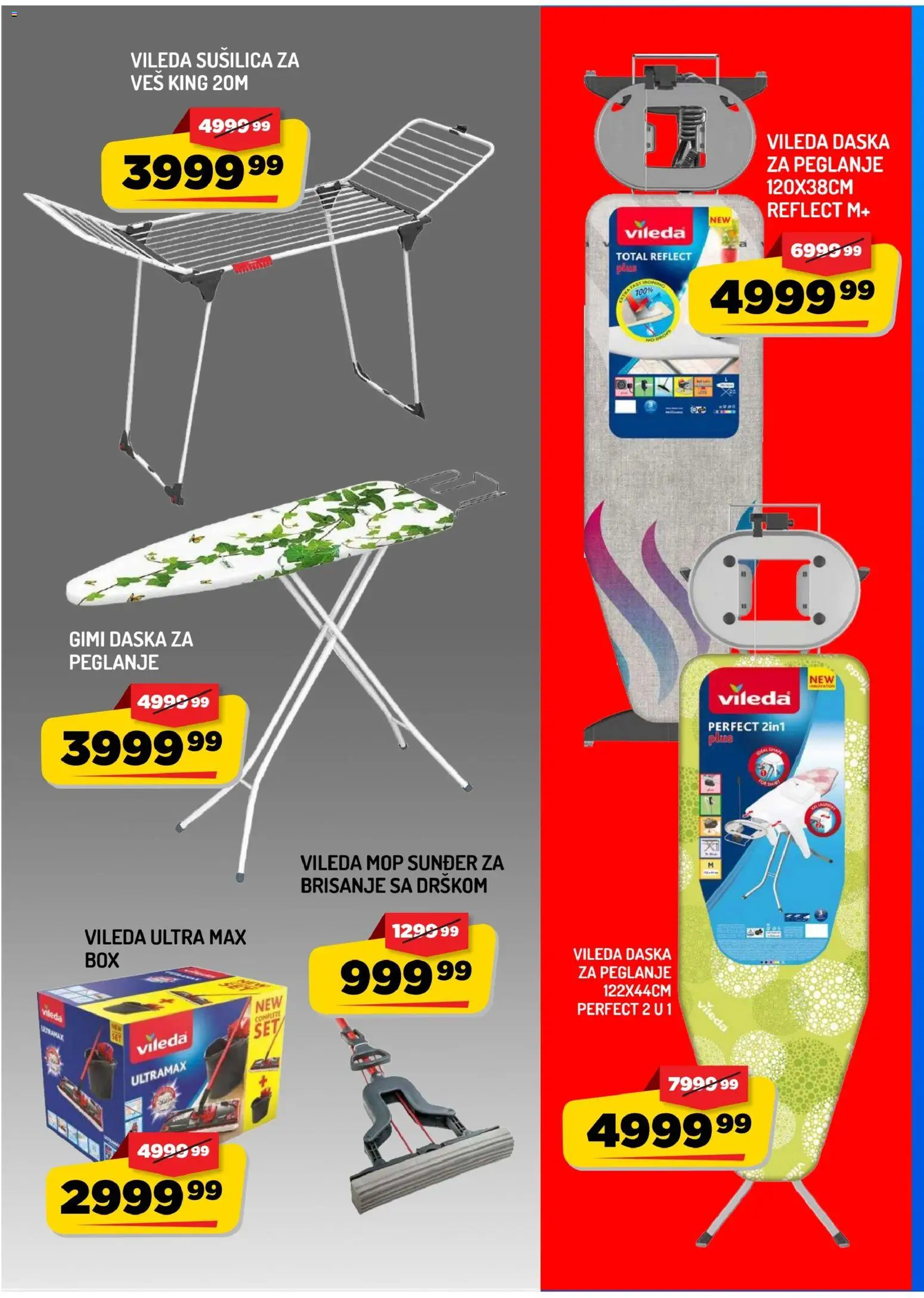Aman katalog - važi od 31.07.2026 | Strana: 10 | Proizvode: Daska za peglanje, Vileda, Sušilica za veš