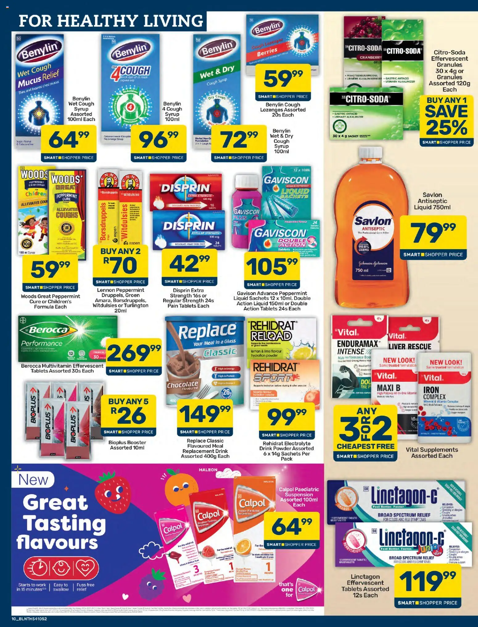 New Pick n Pay catalogue – valid from 24/07/2026 | Page: 10 | Products: Iron, Chocolate, Sugar, Lemon