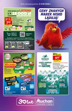 Pogląd oferty "Auchan gazetka - 30 Lat Hipermarket Znane marki" - ważna od 03.09.2026