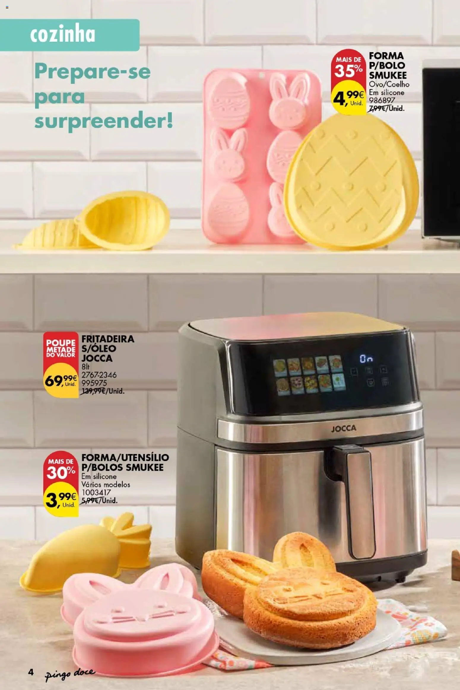 Pingo Doce folheto Bazar Páscoa │ válido de 03.03.2026 | Página: 4 | Produtos: Air fryer