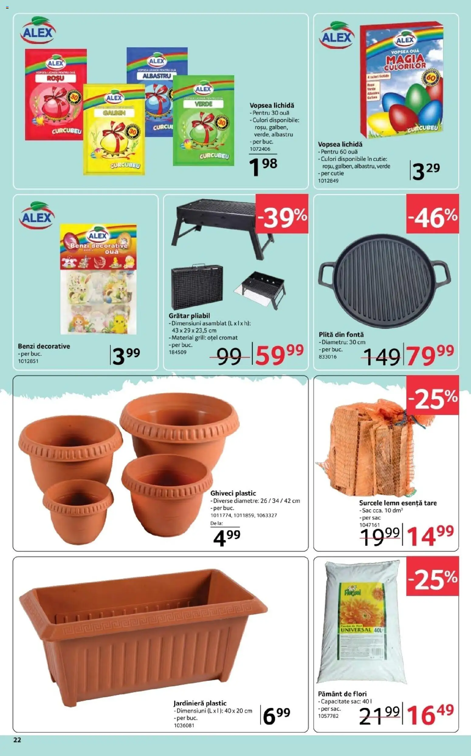 Noul catalog Selgros – valabil de la 06.03.2026 | Pagină: 22 | Produse: Plită, Grill, Cutie, Ouă