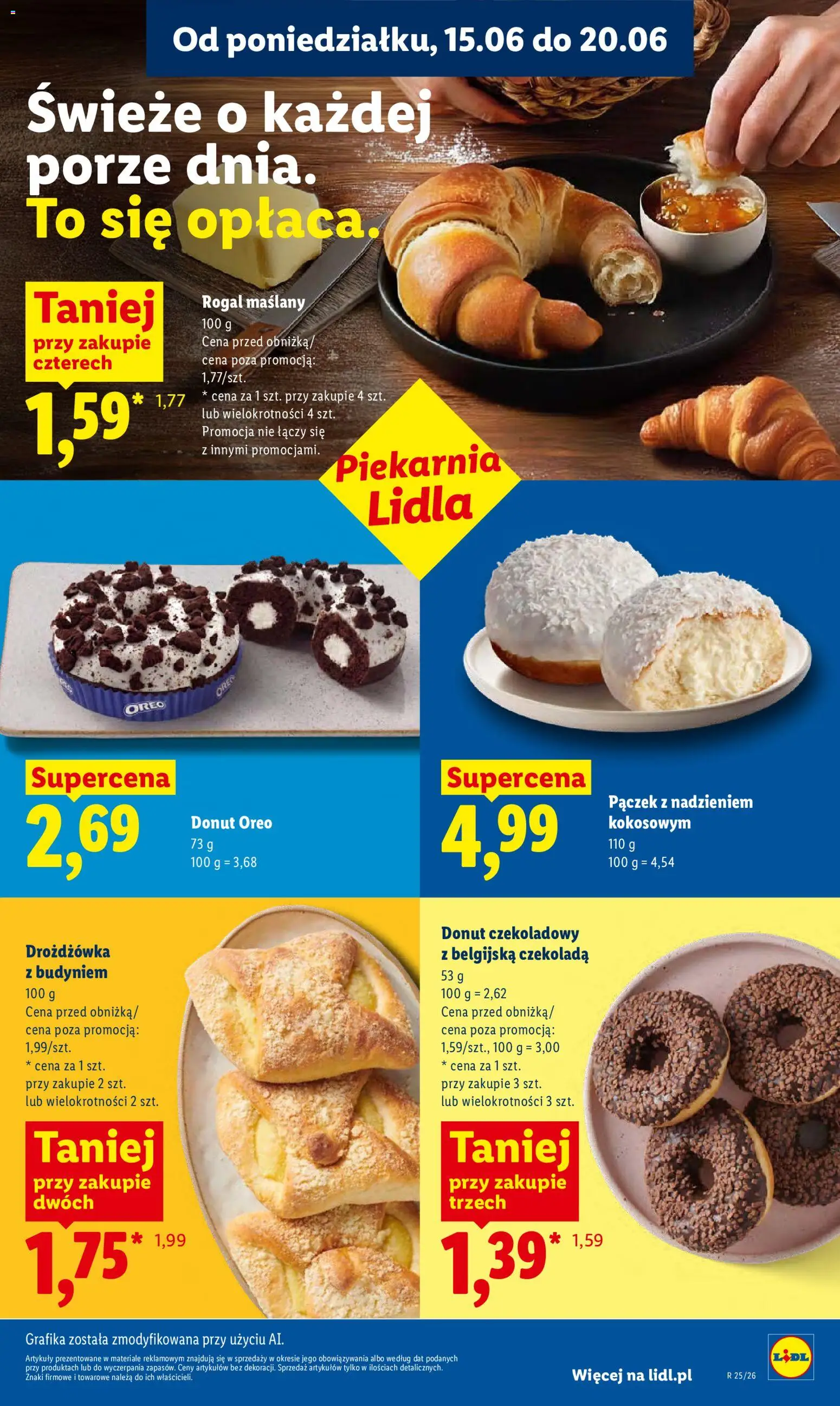 Lidl Polsko leták od 15.06.2026 | Strana: 55 | Produkty: Donut, Oreo