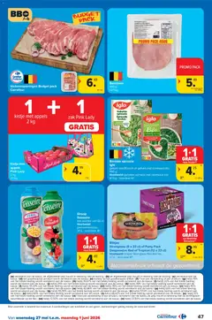Carrefour folder week 22 - Voorbeeld van een folder van Carrefour, geldig van 27.05.2026 | Pagina: 47 | Producten: Appels, Zak, La, Fruit
