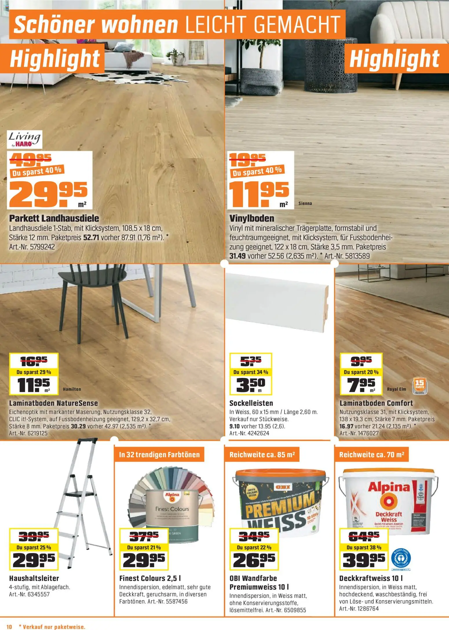 OBI - UNSERE SUPERDEALS! – gültig ab 04.08.2026 | Seite: 10
