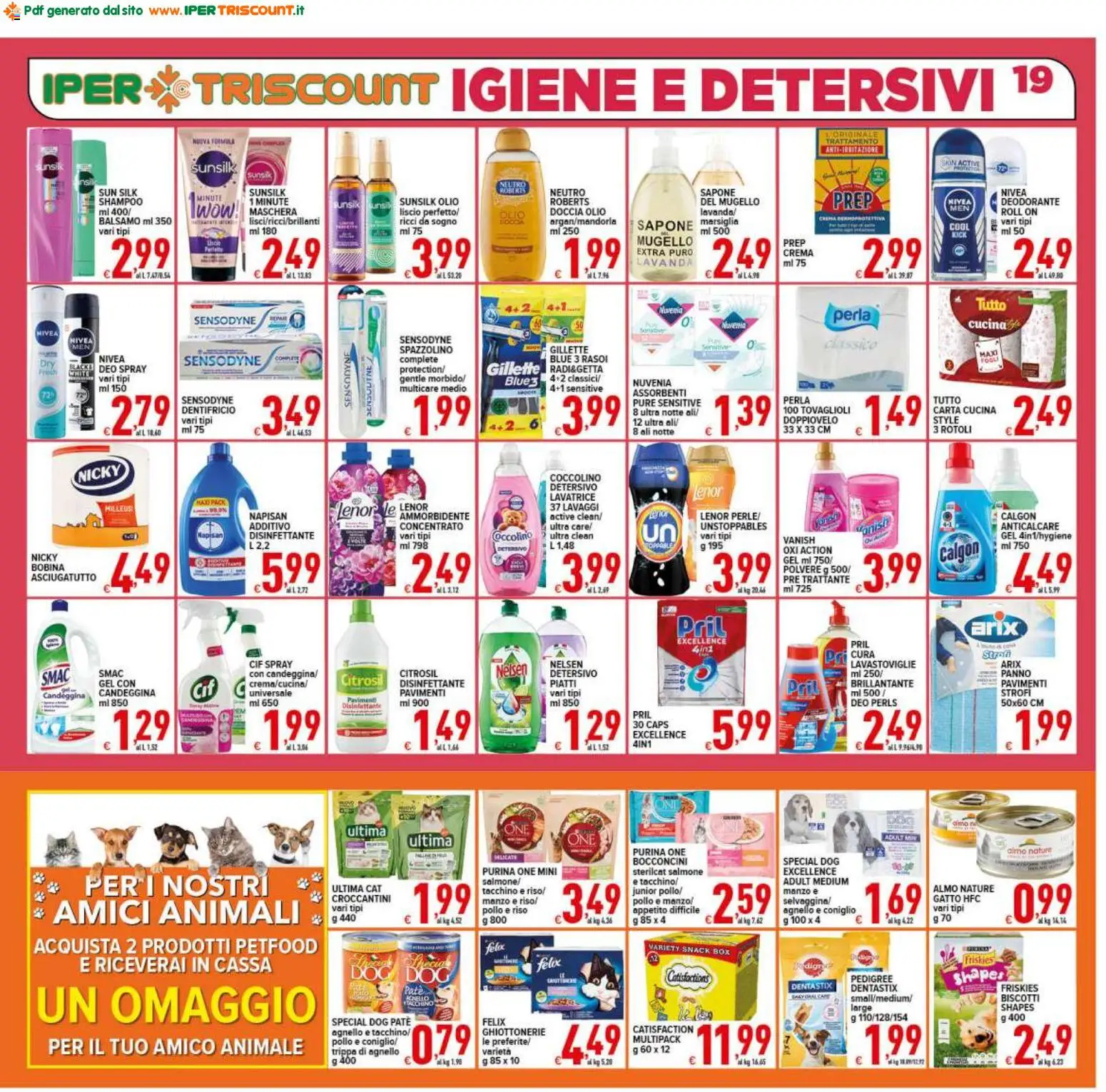 Volantino Ipertriscount del 22/07/2026 | Pagina: 19 | Prodotti: Maschera, Sapone, Asciugatutto, Agnello