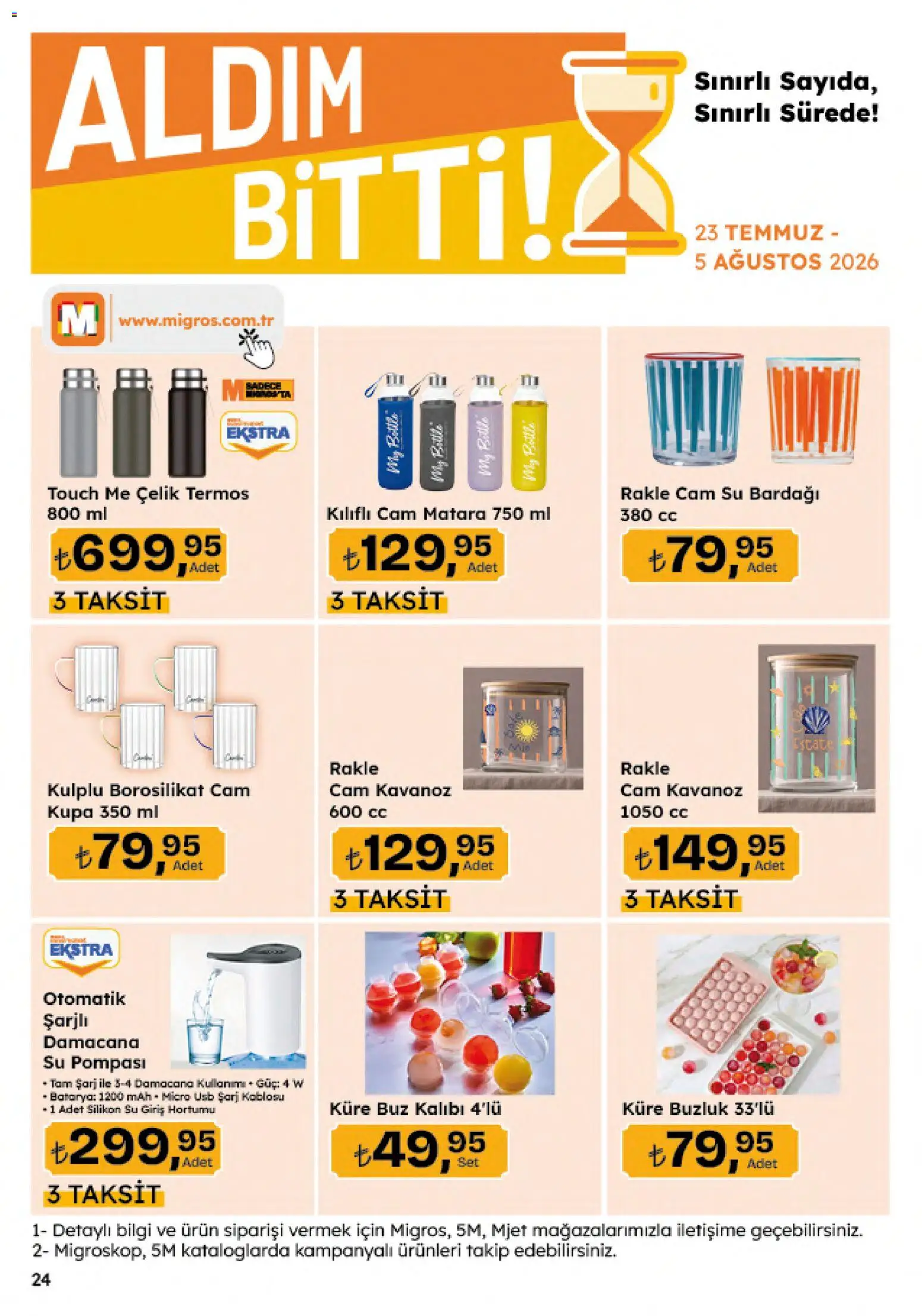 Migros Katalog - Migroskop - 23 Temmuz 2026 tarihinden itibaren geçerlidir | Sayfa: 128