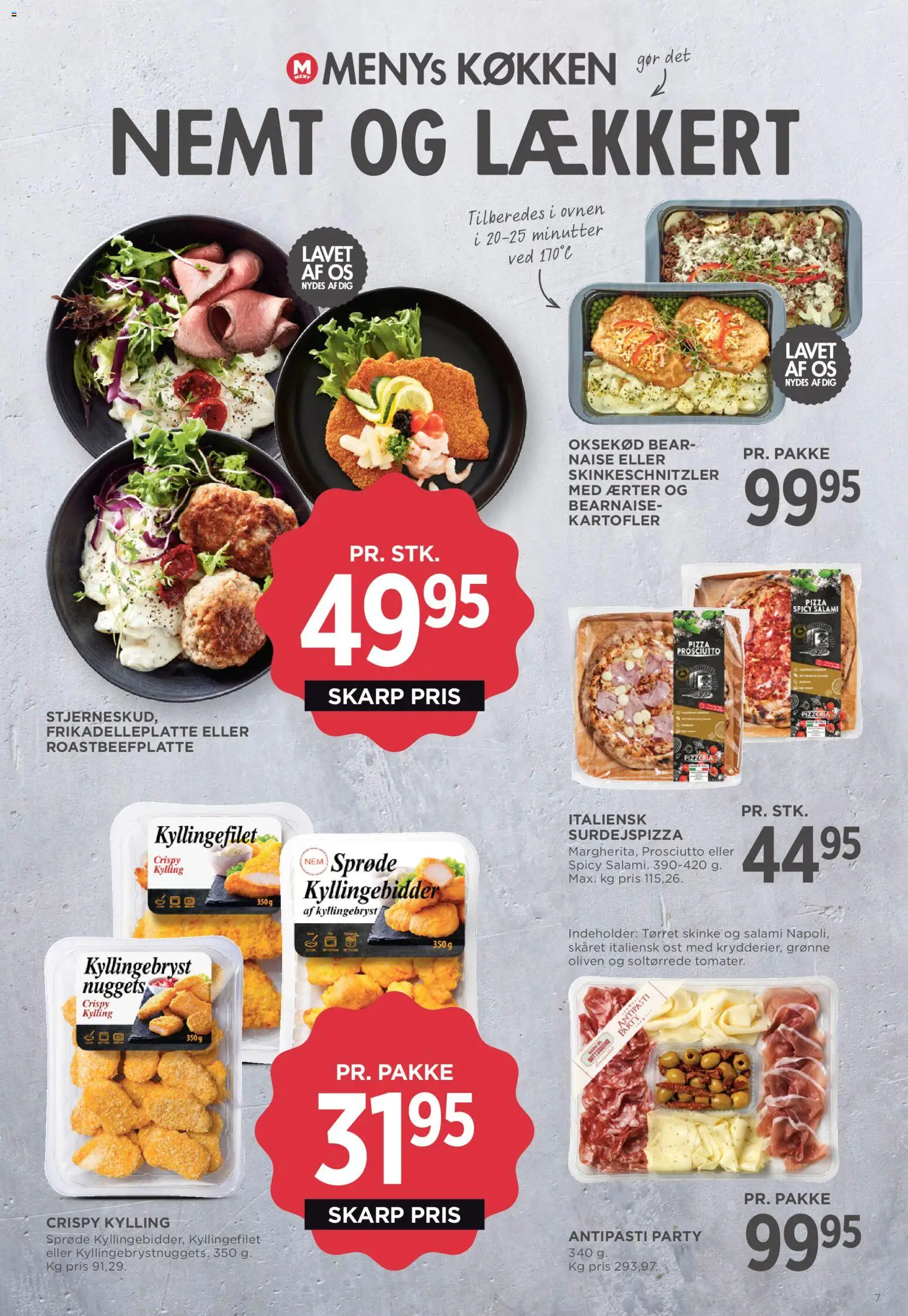 Meny tilbudsavis – gyldig fra 10/07/2026 | Side: 10 | Produkter: Skinke, Pizza, Kartofler, Ærter