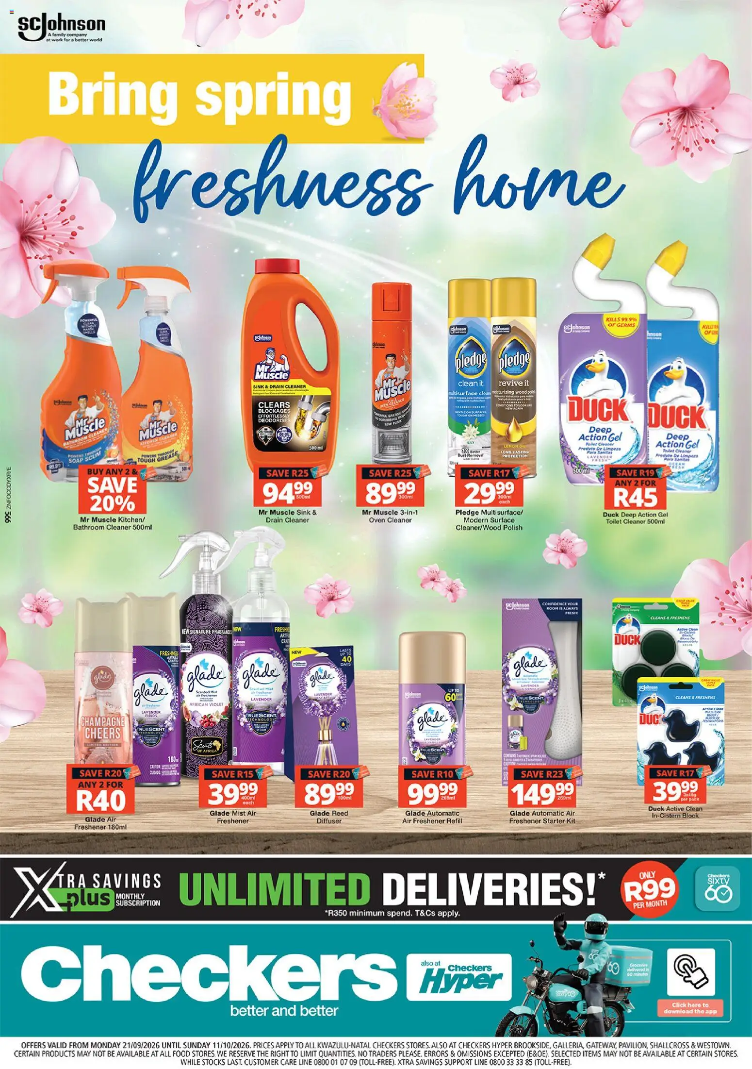 New Checkers catalogue – valid from 21/09/2026 | Page: 1 | Products: Diffuser, Oven, Air freshener, Valve