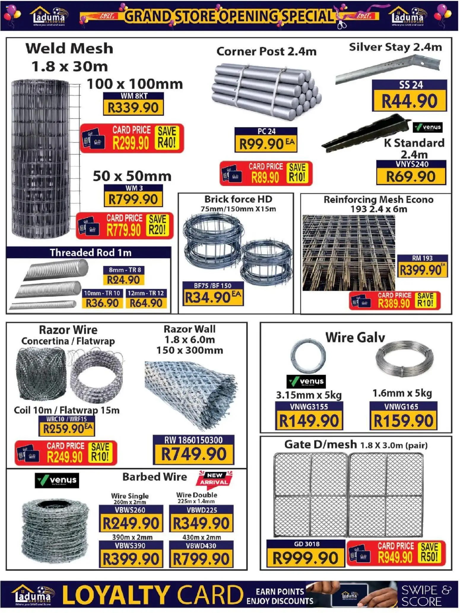 New Laduma Hardware catalogue – valid from 23/09/2026 | Page: 23 | Products: PC, Gate