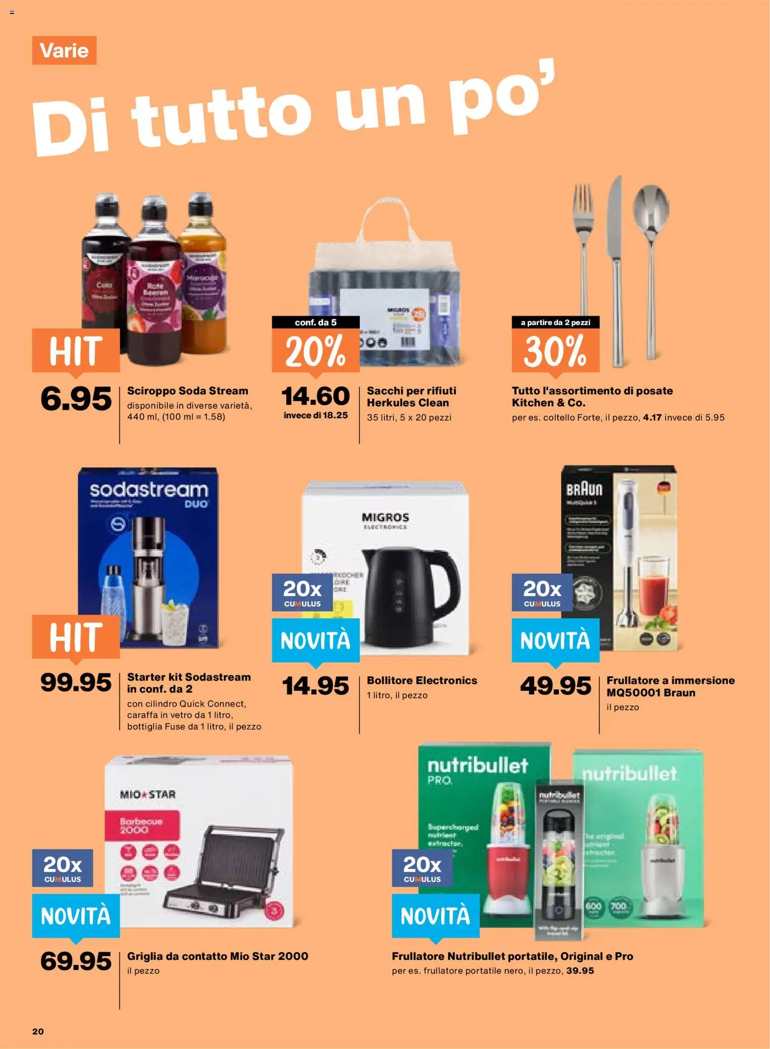 Migros aktionen IT – gültig ab 08.10.2026 | Seite: 20 | Produkte: Grill