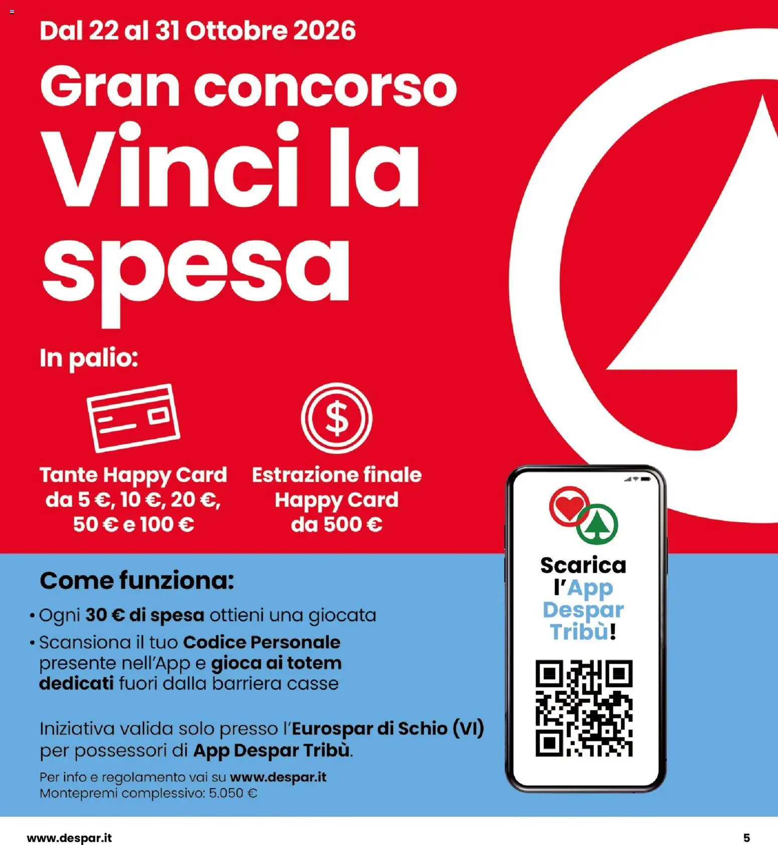 Volantino Eurospar del 22/10/2026 | Pagina: 5