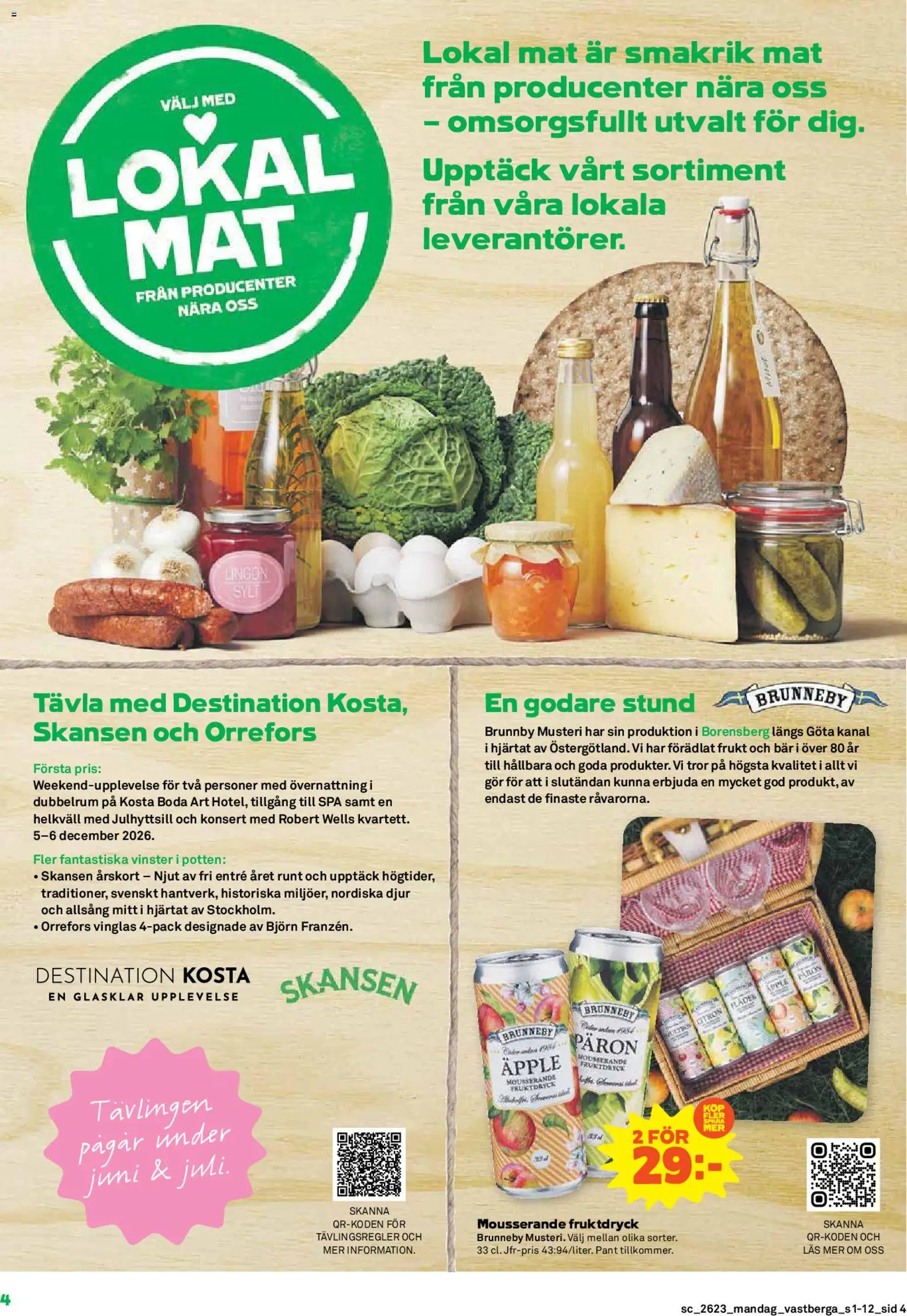 Coop Forum reklamblad aktuell från 01.06.2026 | Sida: 4 | Produkter: Äpple