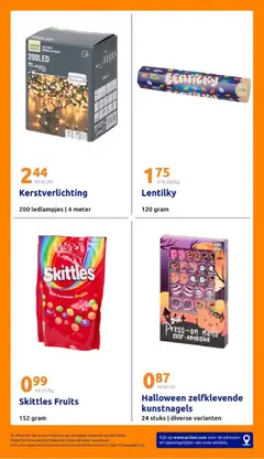 Action folder - Voorbeeld van een folder van Action, geldig van 21-10-2026 | Pagina: 35 | Producten: Kerstverlichting, Skittles