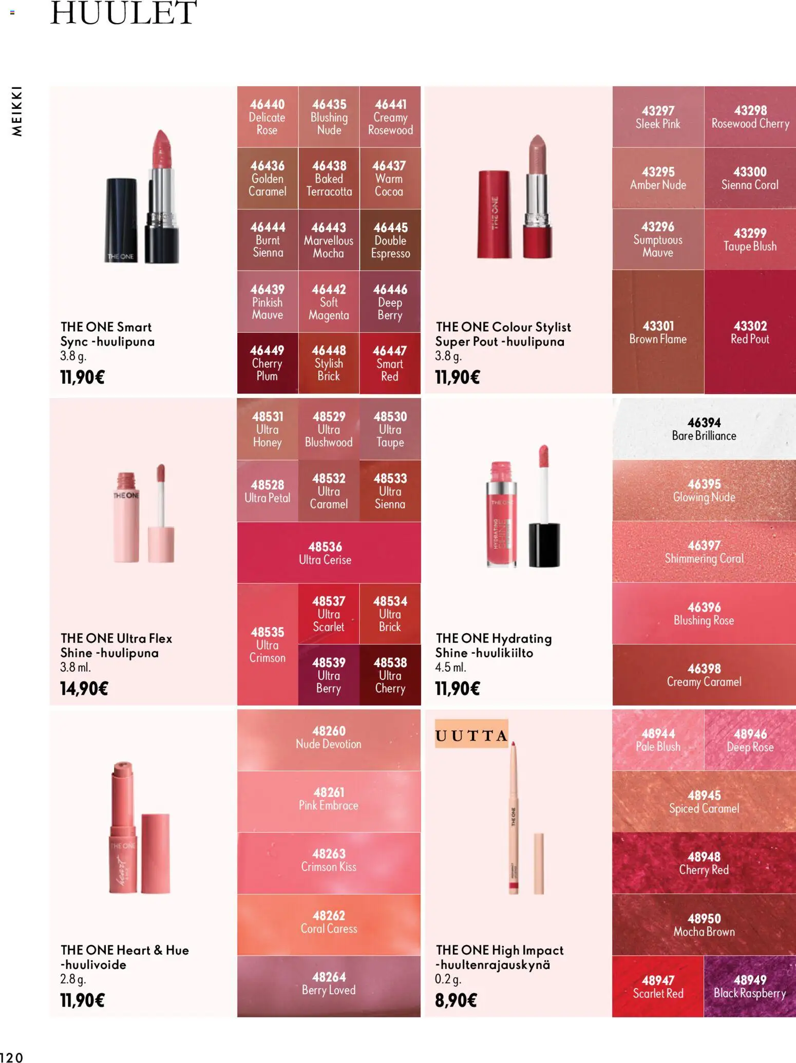 Oriflame tarjoukset – voimassa 07/10/2026 alkaen | Sivu: 120 | Tuotteet: Meikki, Huulipuna, Huulikiilto