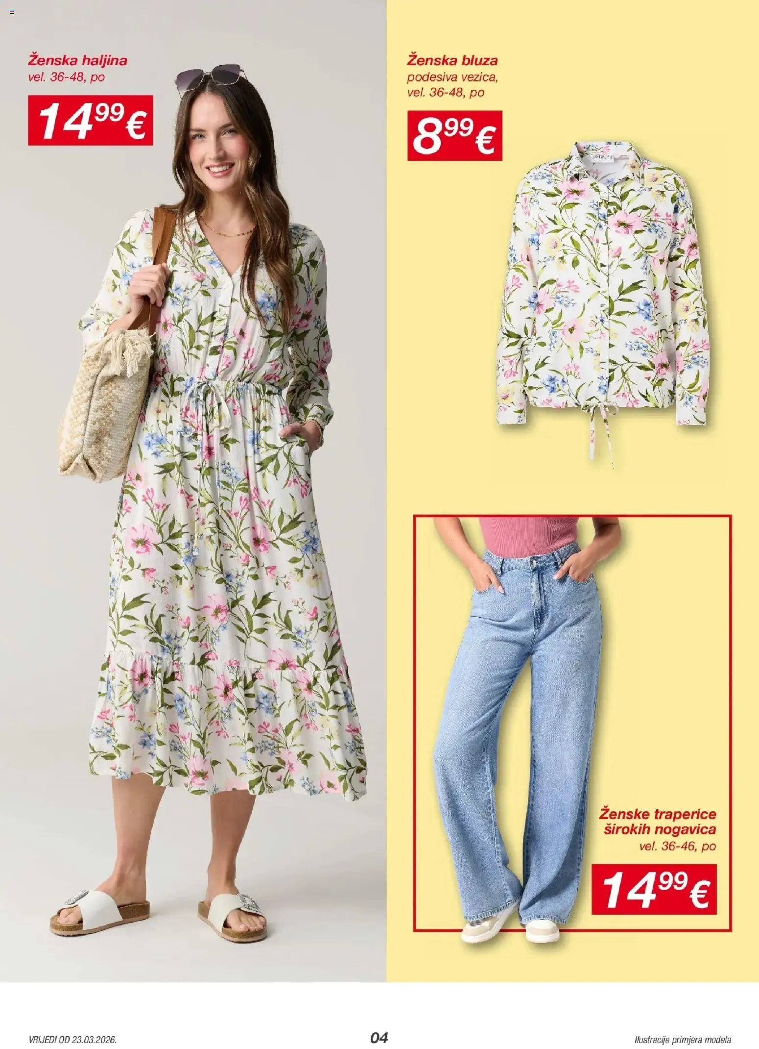 Kik katalog | vrijedi od 23.03.2026 | Stranica: 4 | Proizvodi: Bluza, Haljina, Traperice