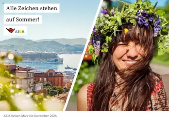 Aida Sommer 2026 ab 01.03.2026 gültig