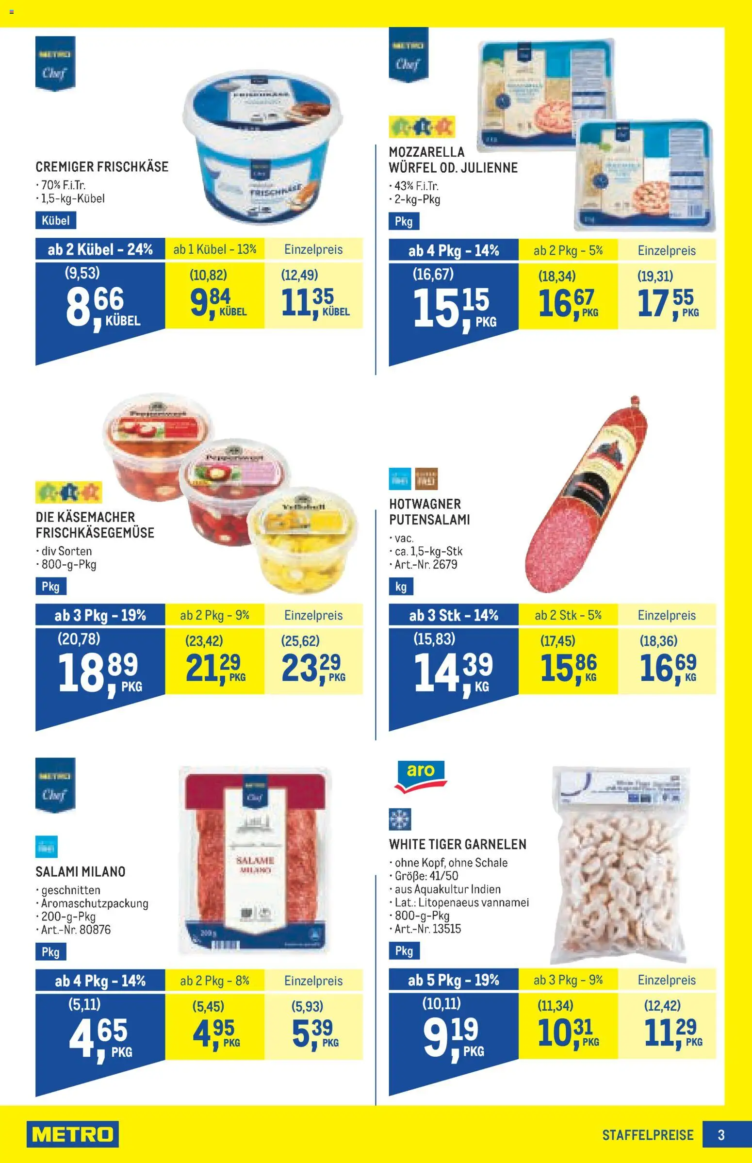 Metro angebote Profi gültig ab 09.07.2026 | Seite: 3 | Produkte: Salami