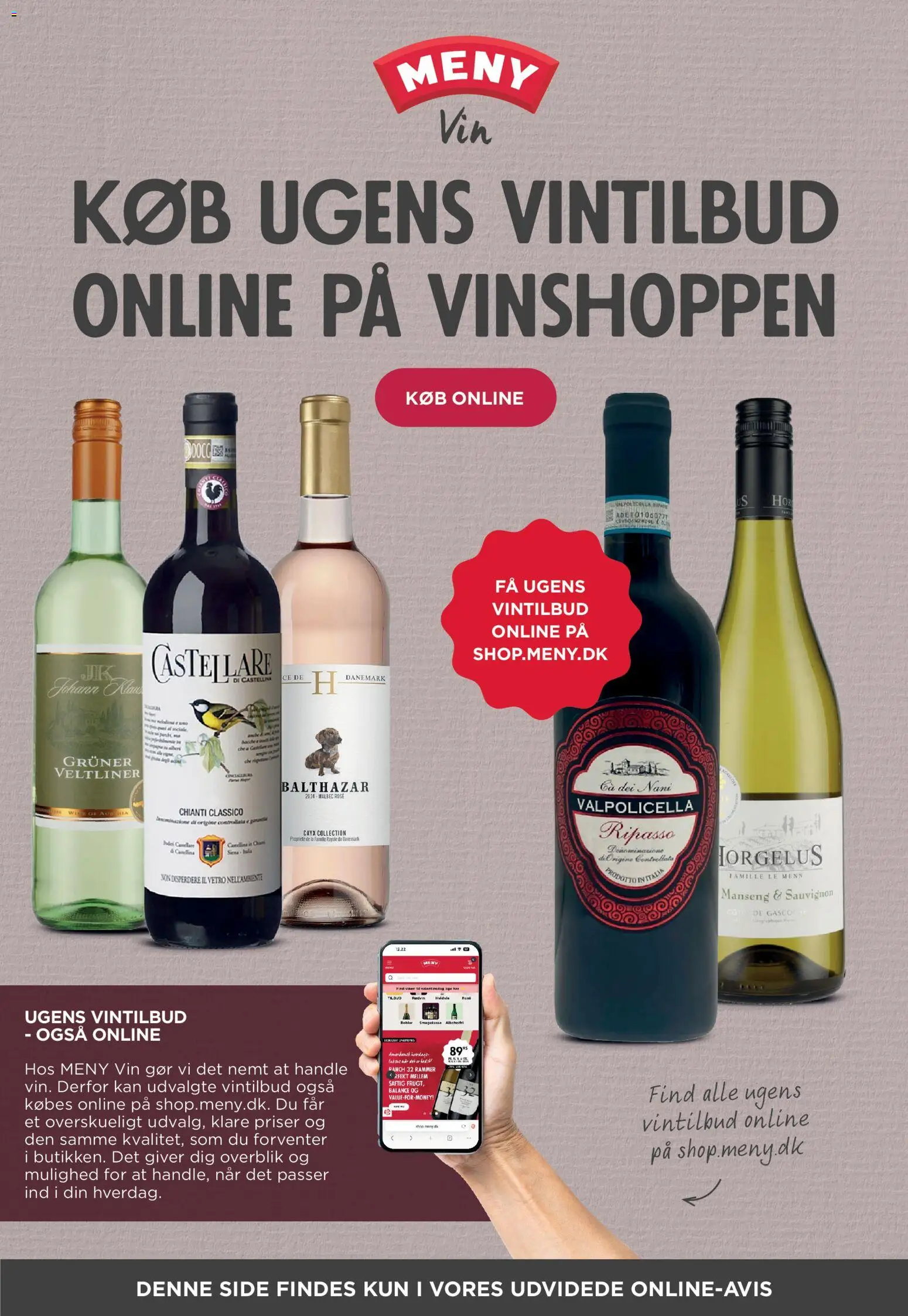 Meny tilbudsavis – gyldig fra 21/08/2026 | Side: 28 | Produkter: Rammer, Vin, Søm