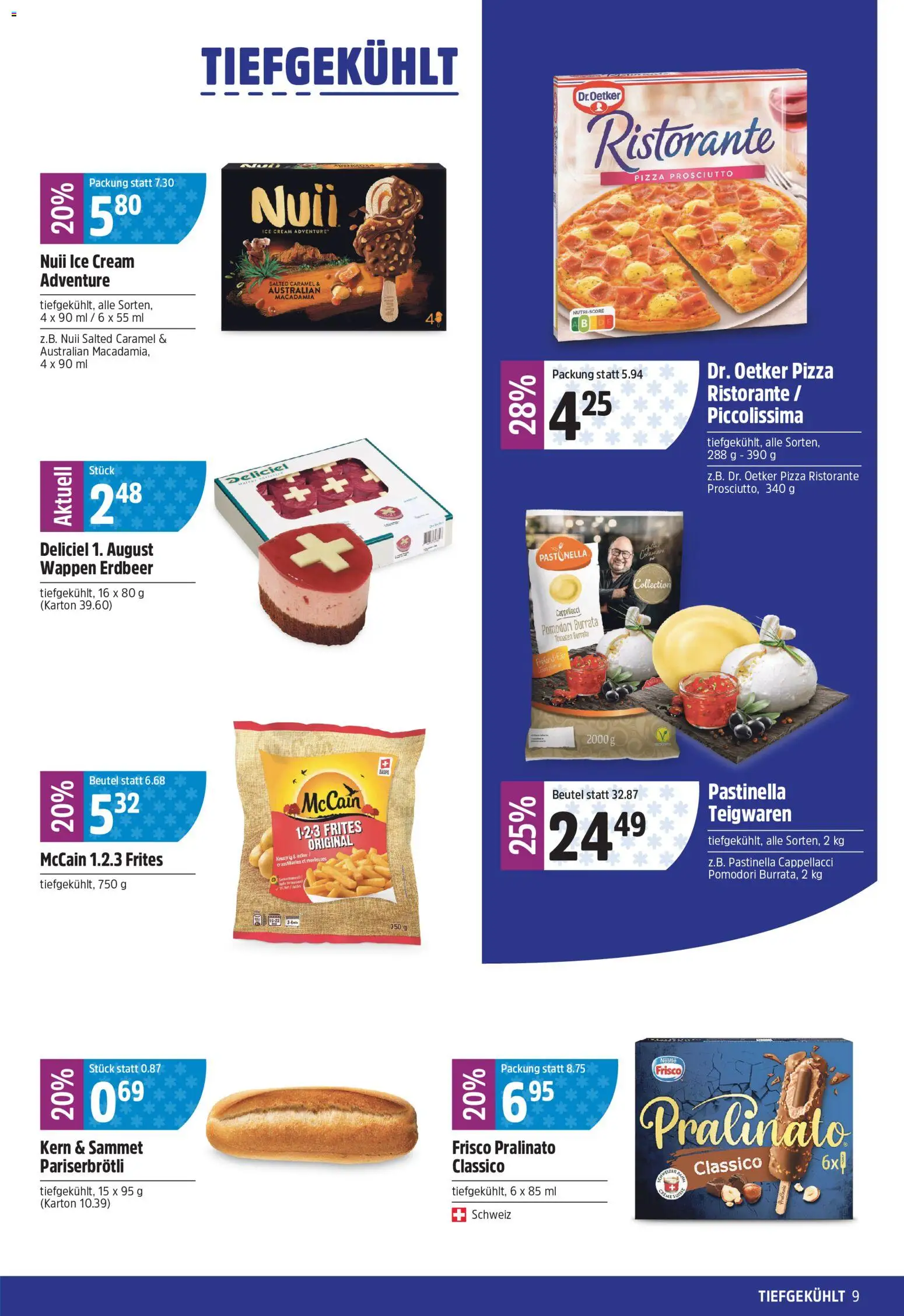 TopCC aktionen – gültig ab 13.07.2026 | Seite: 9 | Produkte: Fennikel, Teigwaren, Pizza, Tomaten