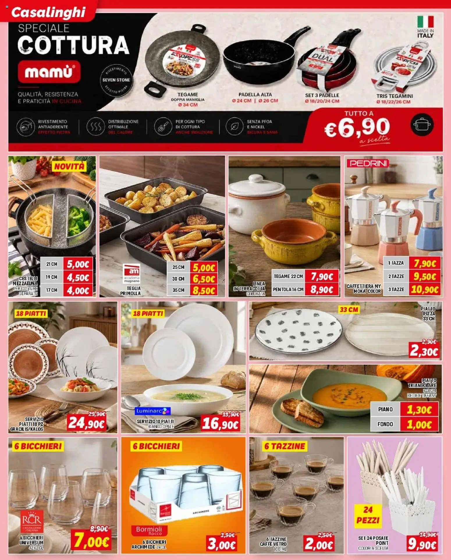 Volantino Orizzonte del 10/09/2026 | Pagina: 8 | Prodotti: Posate, Caffè, Padella, Piatto