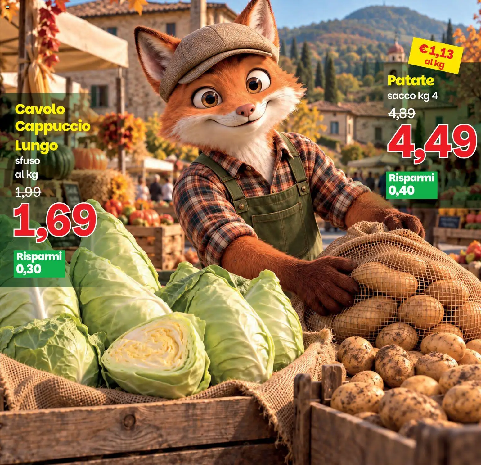 Volantino Prix del 20/10/2026 | Pagina: 11 | Prodotti: Patate, Cavolo, Cappuccio, Cavolo cappuccio