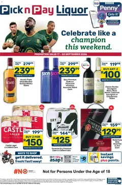 Pick n Pay specials catalogue – valid from 17/09/2026
