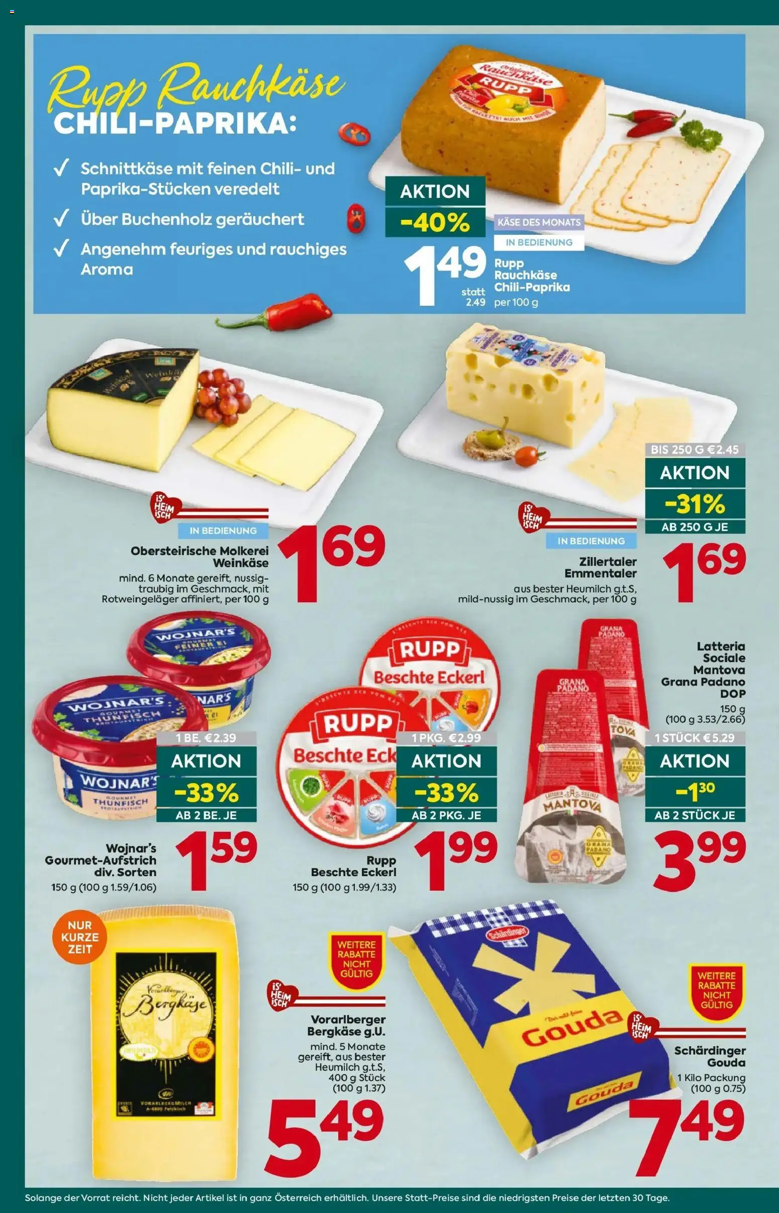 Billa Plus Flugblatt - Oberösterreich gültig ab 28.05.2026 | Seite: 12 | Produkte: Chili, Käse