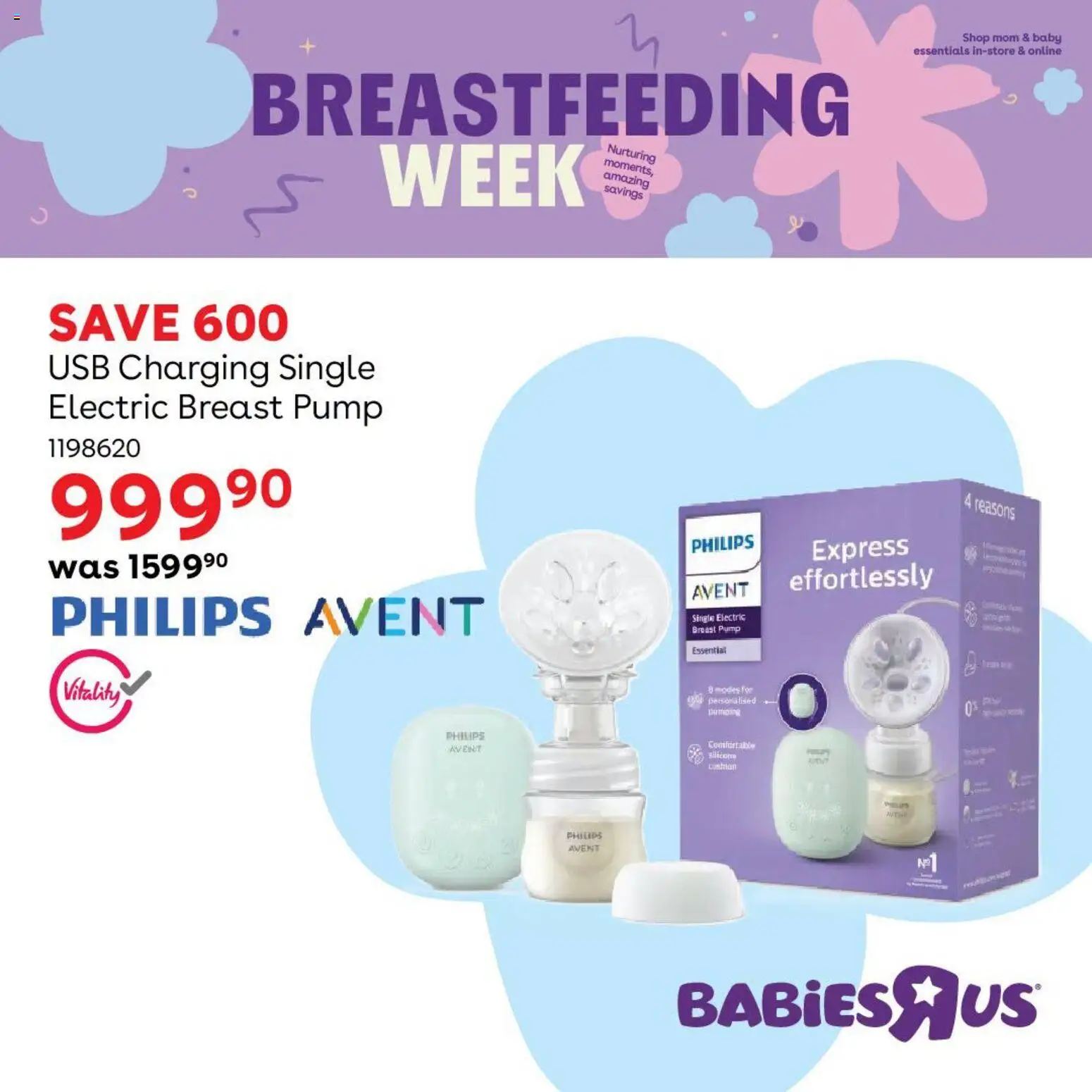 New Babies R Us catalogue – valid from 01/08/2026 | Page: 7 | Products: Cushion, USB