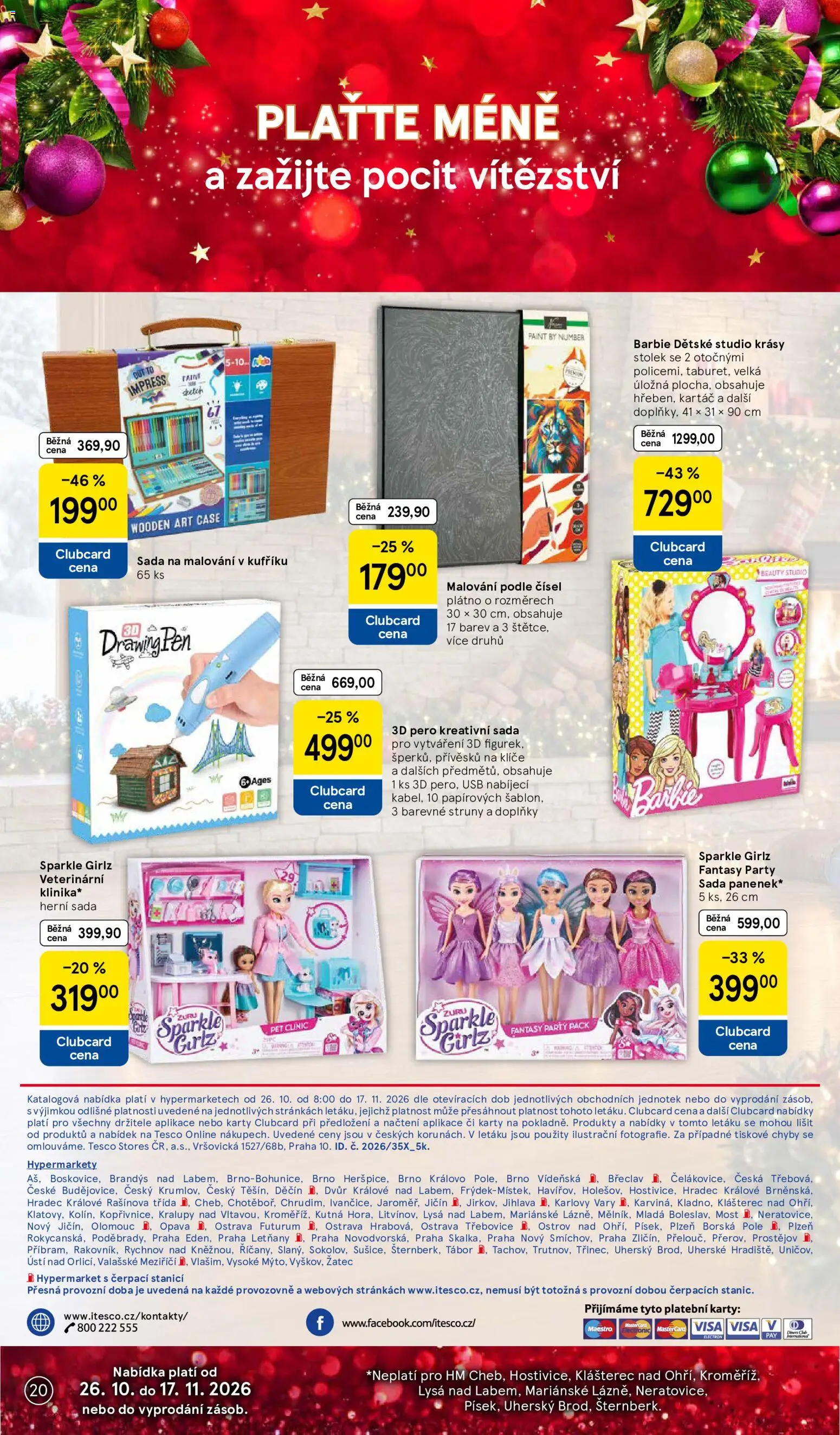 Tesco leták - Vánoční katalog hraček od 26.10.2026 | Strana: 20