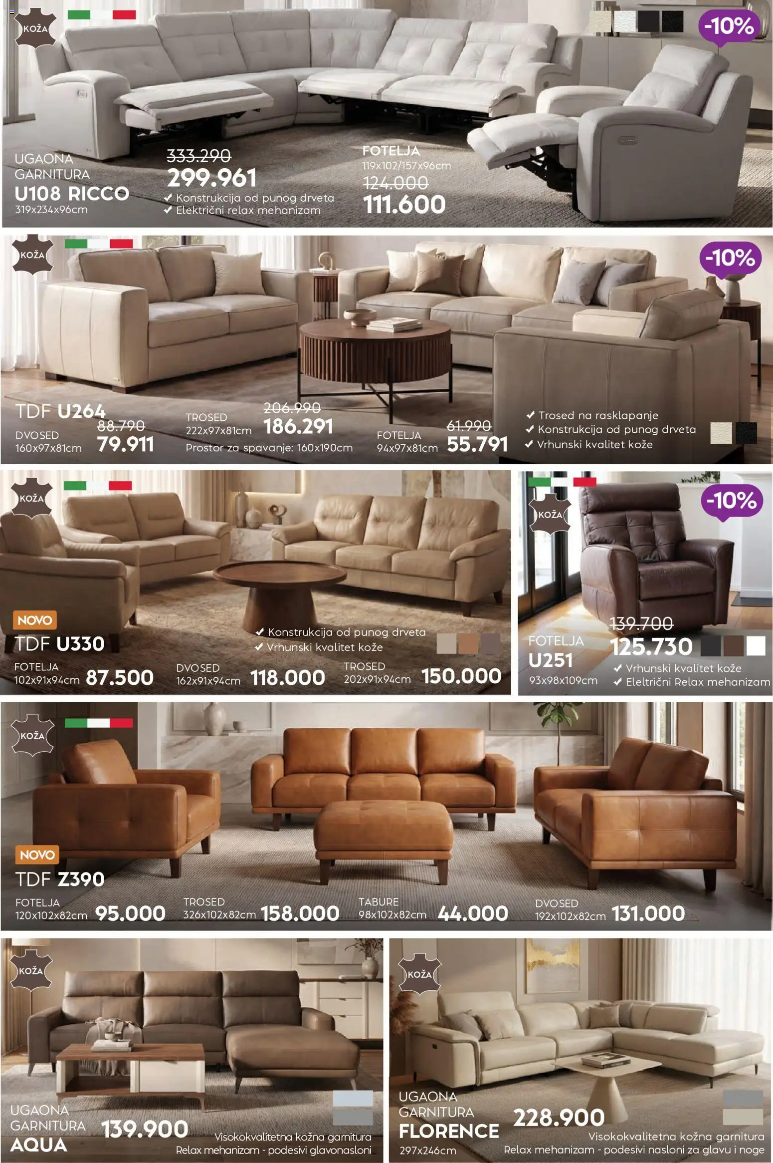 Matis katalog - važi od 01.10.2026 | Strana: 7 | Proizvode: Fotelja, Tabure, Trosed, Dvosed