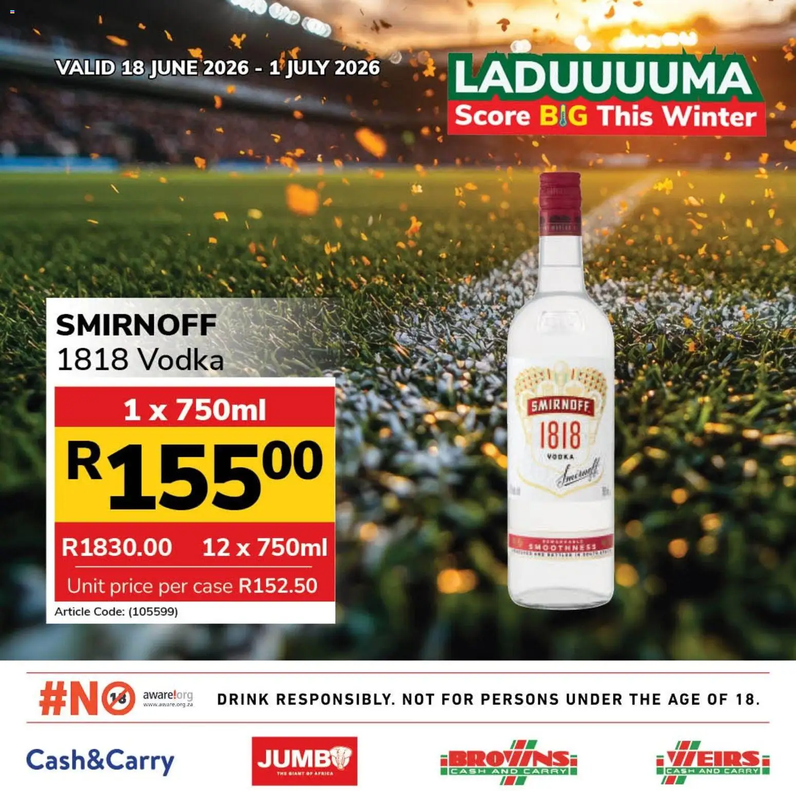 New Jumbo catalogue – valid from 18/06/2026 | Page: 10 | Products: Case, Vodka