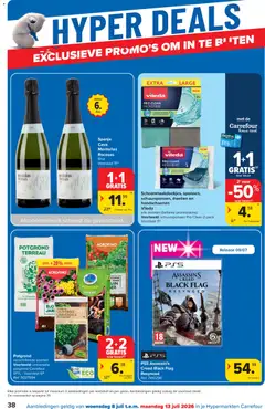 Carrefour folder week 28 - Voorbeeld van een folder van Carrefour, geldig van 08/07/2026 | Pagina: 38 | Producten: Handschoenen, Video