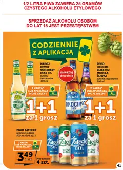Pogląd oferty "Groszek gazetka" - ważna od 08.10.2026 | Strona: 41 | Produkty: Leżak, Piwo, Somersby, Piwo zatecky