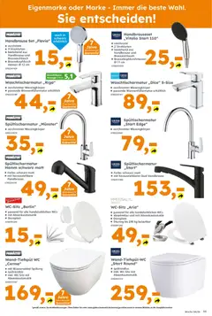 Globus Baumarkt Prospekt ab 08.06.2026 gültig | Seite: 11 | Produkte: WC Sitz, Spülung