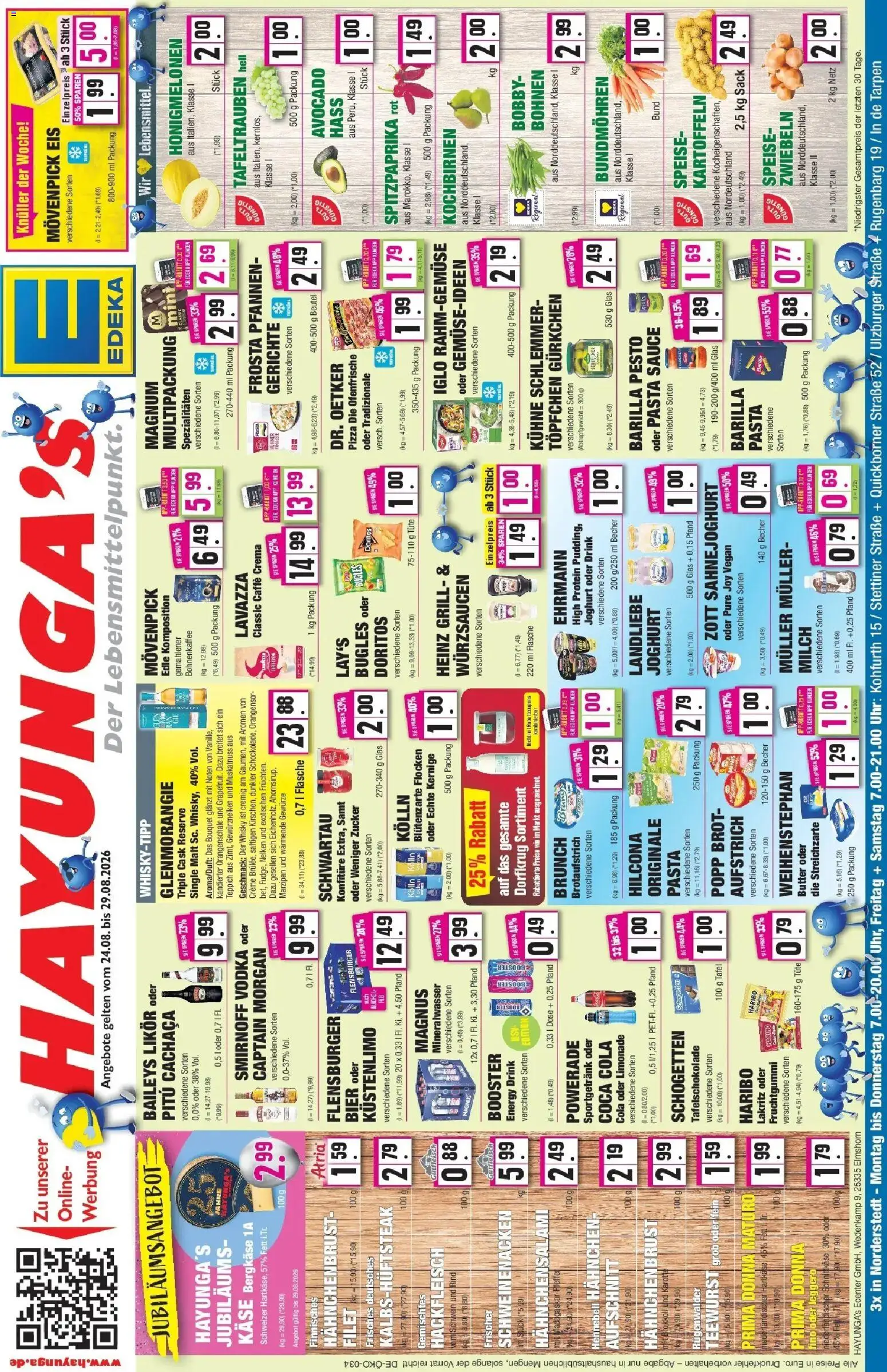 Edeka Prospekt Norderstedt (ab 24.08.2026) » Angebote Online | Seite: 1 | Produkte: Energy, Limonade, Zucker, Brot